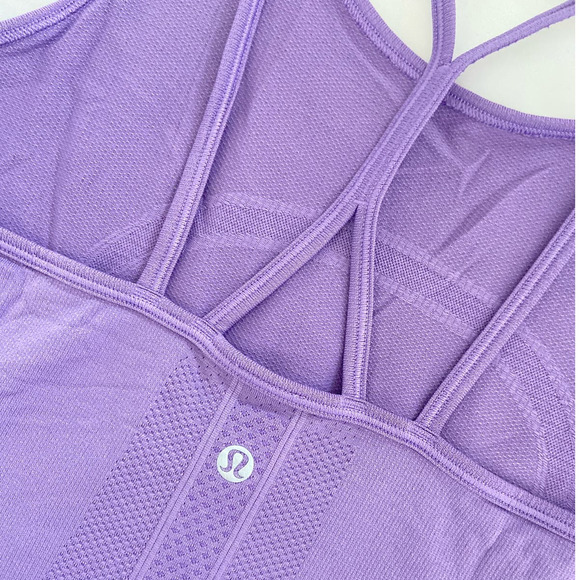 LULULEMON Swiftly Tech Strappy Tank Top Rare Style Enchanted Iris‎ Size 8 - Picture 7 of 8